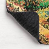 ヴィンセント・ヴァン・ゴッホのパスで花園 マウスパッド (コーナー)