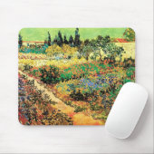 ヴィンセント・ヴァン・ゴッホのパスで花園 マウスパッド (マウス)