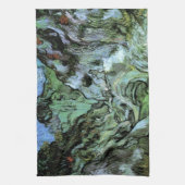 ヴィンセント・ヴァン・ゴッホのペイルーレットの渓谷 キッチンタオル (縦)