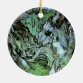 ヴィンセント・ヴァン・ゴッホのペイルーレットの渓谷 セラミックオーナメント (裏面)