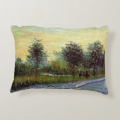 ヴィンセント・ヴァン・ゴッホのボイエル・ダルソン公園のレーン アクセントクッション (裏面)