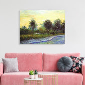 ヴィンセント・ヴァン・ゴッホのボイエル・ダルソン公園のレーン キャンバスプリント (インサイチュ (リビング))