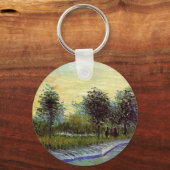 ヴィンセント・ヴァン・ゴッホのボイエル・ダルソン公園のレーン キーホルダー (正面)