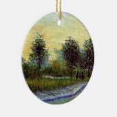 ヴィンセント・ヴァン・ゴッホのボイエル・ダルソン公園のレーン セラミックオーナメント (右)