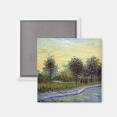 ヴィンセント・ヴァン・ゴッホのボイエル・ダルソン公園のレーン マグネット (正面/裏面)
