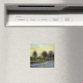 ヴィンセント・ヴァン・ゴッホのボイエル・ダルソン公園のレーン マグネット (インサイチュ (食洗機))