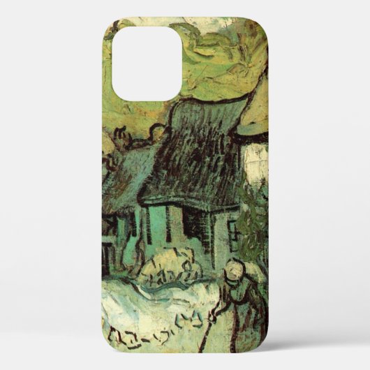 ヴィンセント・ヴァン・ゴッホのヨルグスの茅葺き小屋 Case-Mate iPhoneケース (裏面)