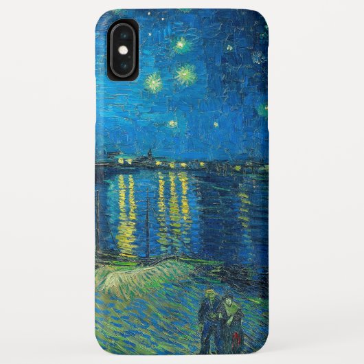 ヴィンセント・ヴァン・ゴッホのルーン川の星月夜 Case-Mate iPhoneケース (裏面)