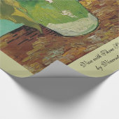 ヴィンセント・ヴァン・ゴッホの三つのひまわり花瓶。 ラッピングペーパー (角)