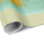 ヴィンセント・ヴァン・ゴッホの三つのひまわり花瓶。 ラッピングペーパー (ロールコーナー)