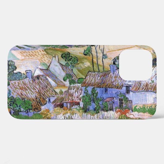 ヴィンセント・ヴァン・ゴッホの丘の上の茅葺き屋根の小屋 Case-Mate iPhoneケース (裏面 (横))