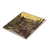 ヴィンセント・ヴァン・ゴッホの古い家の裏庭 タイル (側面)