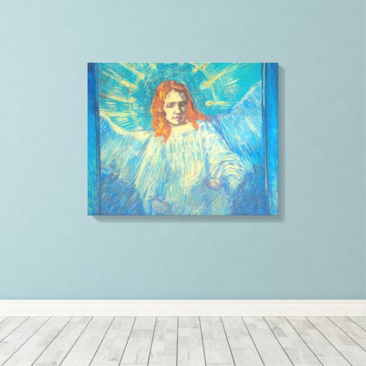 ヴィンセント・ヴァン・ゴッホの天使の半身像 キャンバスプリント (インサイチュ (ウッドフロア))