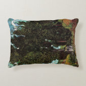 ヴィンセント・ヴァン・ゴッホの女性像を伴う柏の木 アクセントクッション (正面)