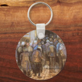 ヴィンセント・ヴァン・ゴッホの宝くじ事務所 (貧しさと金) キーホルダー (正面)