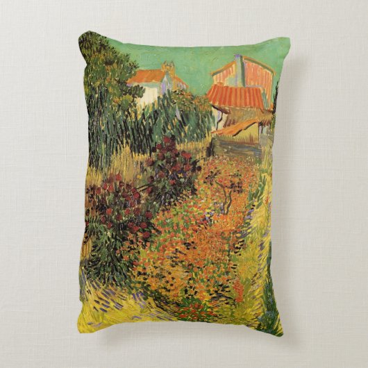 ヴィンセント・ヴァン・ゴッホの家の庭 アクセントクッション (裏面(縦))