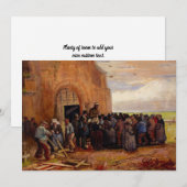 ヴィンセント・ヴァン・ゴッホの建築廃材の売買 招待状 (正面/裏面)