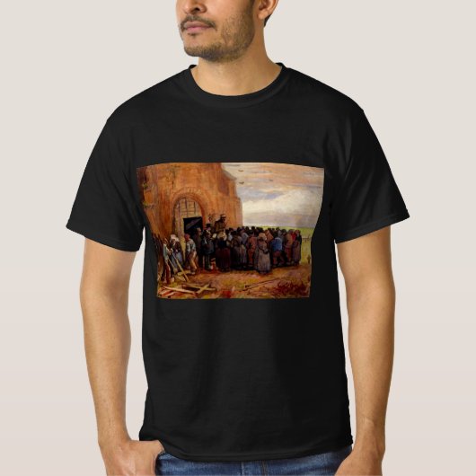 ヴィンセント・ヴァン・ゴッホの建築廃材の売買 Tシャツ (正面)