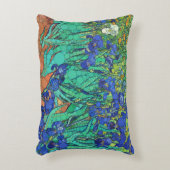 ヴィンセント・ヴァン・ゴッホの後のアイリス、インフィニティ・ドット アクセントクッション (正面(垂直))