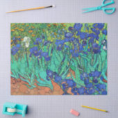 ヴィンセント・ヴァン・ゴッホの後のアイリス、インフィニティ・ドット 薄葉紙 (クラフト)