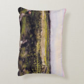 ヴィンセント・ヴァン・ゴッホの手押し車でヒース アクセントクッション (裏面(縦))