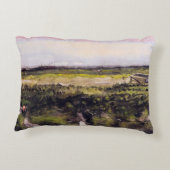 ヴィンセント・ヴァン・ゴッホの手押し車でヒース アクセントクッション (裏面)