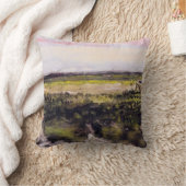 ヴィンセント・ヴァン・ゴッホの手押し車でヒース クッション (ブランケット)