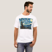 ヴィンセント・ヴァン・ゴッホの星の夜 Tシャツ (正面フル)