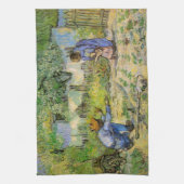 ヴィンセント・ヴァン・ゴッホの最初のステップ（ミレットの後） キッチンタオル (縦)