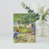 ヴィンセント・ヴァン・ゴッホの最初のステップ（ミレットの後） ポストカード (スタンド正面)