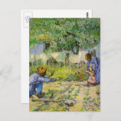 ヴィンセント・ヴァン・ゴッホの最初のステップ（ミレットの後） ポストカード (正面/裏面)