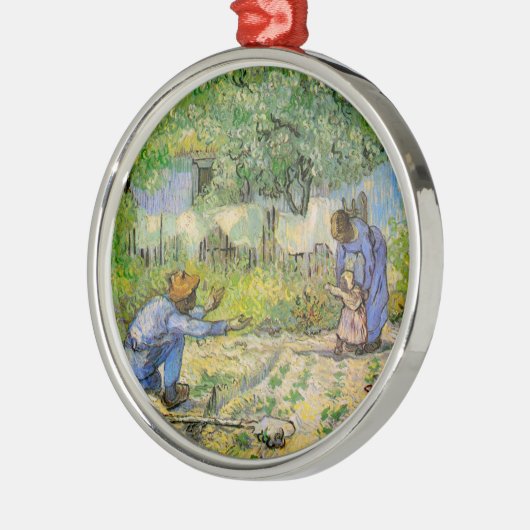 ヴィンセント・ヴァン・ゴッホの最初のステップ(ミレットの後) メタルオーナメント (左)