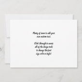 ヴィンセント・ヴァン・ゴッホの材木の販売 招待状 (裏面)