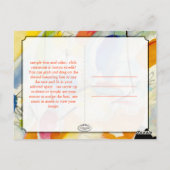 ヴィンセント・ヴァン・ゴッホの桜の花 ポストカード (裏面)