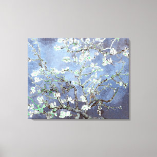 ヴィンセント・ヴァン・ゴッホの桜の花 - 鋼鉄の青 キャンバスプリント