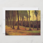 ヴィンセント・ヴァン・ゴッホの森の縁 招待状 (正面)
