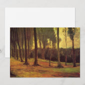 ヴィンセント・ヴァン・ゴッホの森の縁 招待状 (正面/裏面)