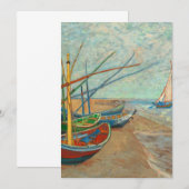 ヴィンセント・ヴァン・ゴッホの漁船 招待状 (正面/裏面)
