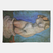 ヴィンセント・ヴァン・ゴッホの石膏の女性の胴体像 キッチンタオル (横)