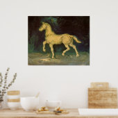 ヴィンセント・ヴァン・ゴッホの石膏馬像 ポスター (キッチン)