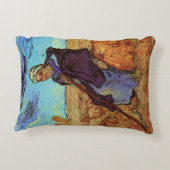 ヴィンセント・ヴァン・ゴッホの羊飼い(ミレーの後の)娘 アクセントクッション (裏面)