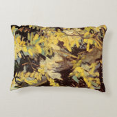 ヴィンセント・ヴァン・ゴッホの花咲くアカシアの枝 アクセントクッション (裏面)