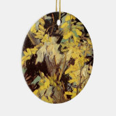 ヴィンセント・ヴァン・ゴッホの花咲くアカシアの枝 セラミックオーナメント (右)