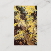 ヴィンセント・ヴァン・ゴッホの花咲くアカシアの枝 名刺 (裏面)