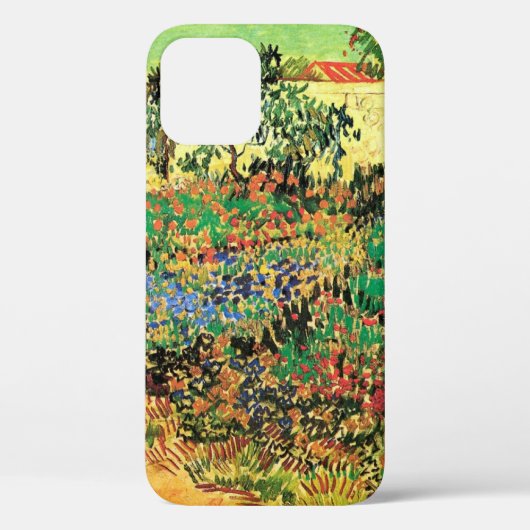 ヴィンセント・ヴァン・ゴッホの花咲く小道のある庭園 Case-Mate iPhoneケース (裏面)