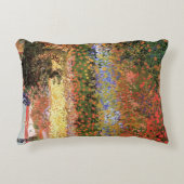 ヴィンセント・ヴァン・ゴッホの花咲く庭 アクセントクッション (正面)