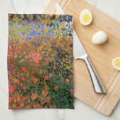 ヴィンセント・ヴァン・ゴッホの花咲く庭 キッチンタオル (四つ折り)