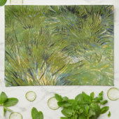 ヴィンセント・ヴァン・ゴッホの草の塊 キッチンタオル (折り畳み)