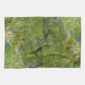 ヴィンセント・ヴァン・ゴッホの草の塊 キッチンタオル (横)