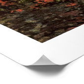 ヴィンセント・ヴァン・ゴッホの赤ワイン園。 ポスター (角)